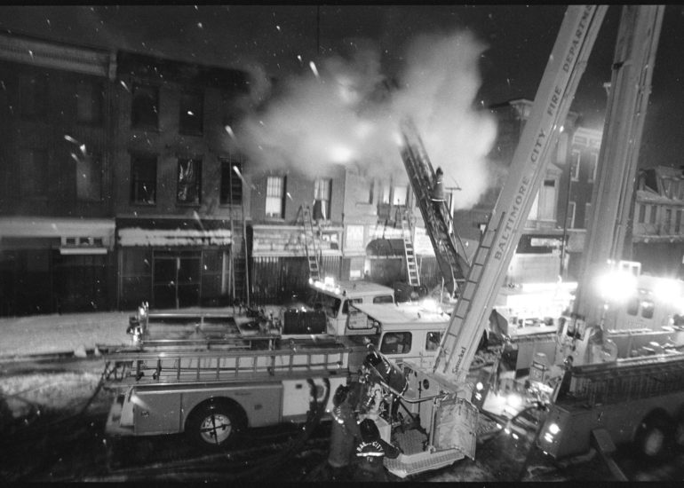 Fire, West Baltimore