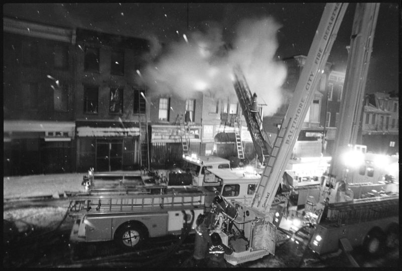 Fire, West Baltimore